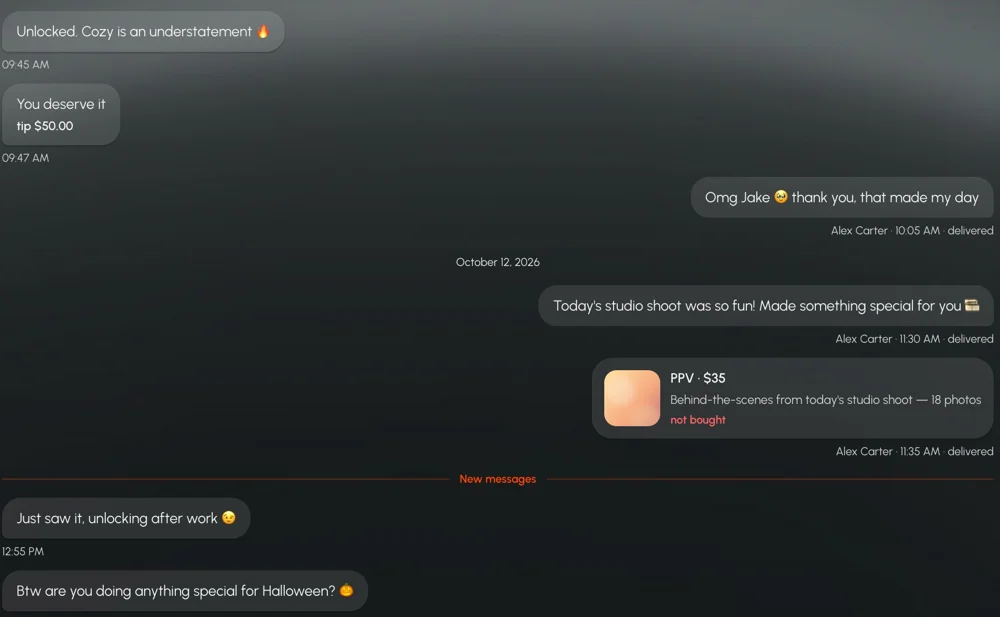 A conversation in Leeward Chat